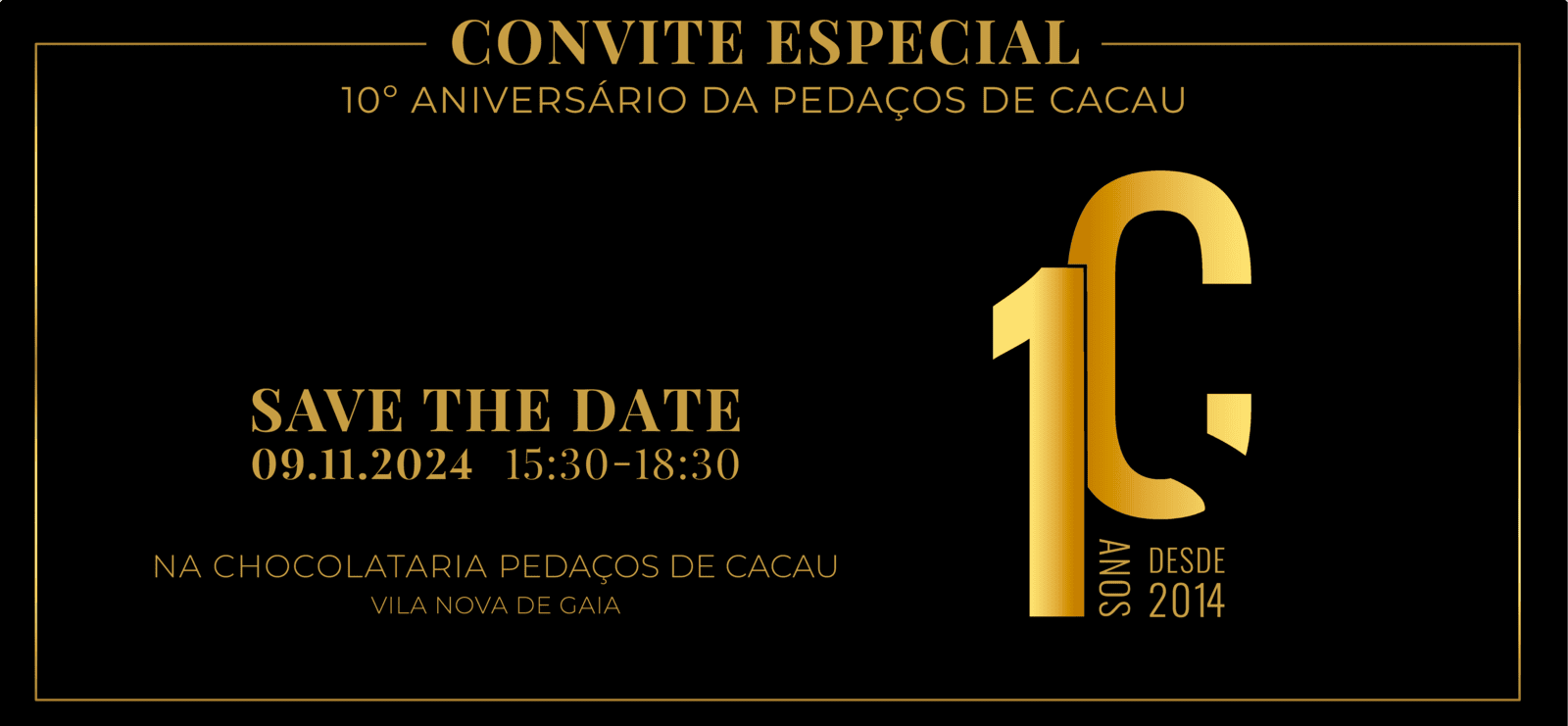 10 ANOS PEDAÇOS DE CACAU